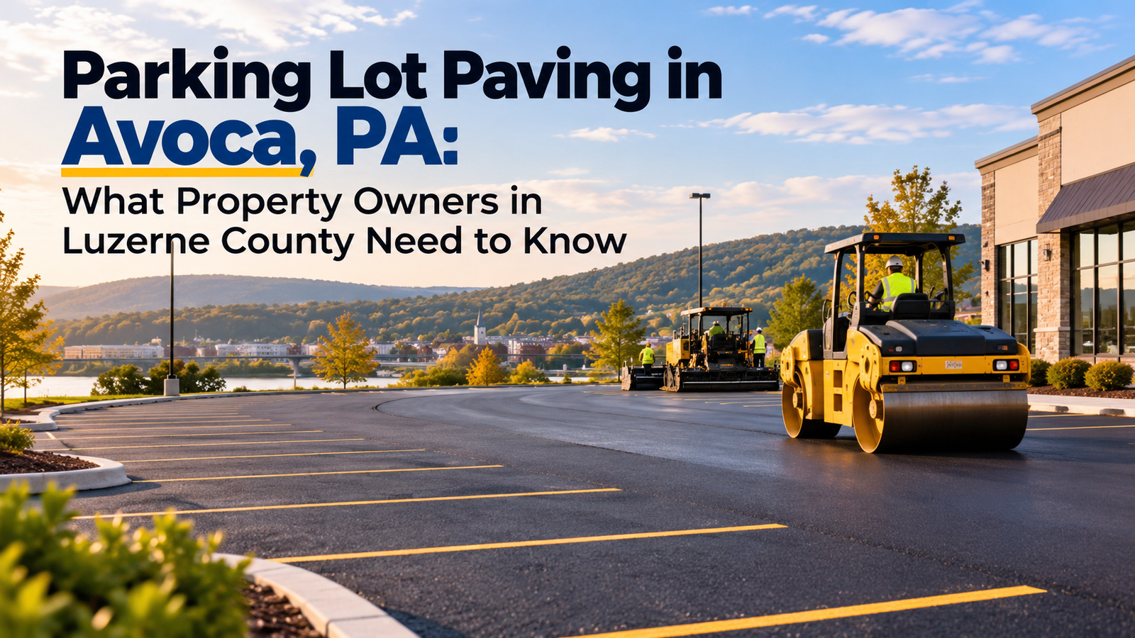 Parking Lot Paving in Avoca, PA: What Property Owners in Luzerne County Need to Know